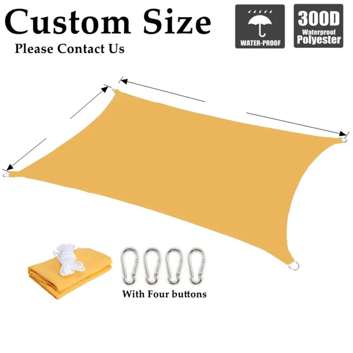 Big Size 300d Mango Yellow Polyester Waterproof Net Garden