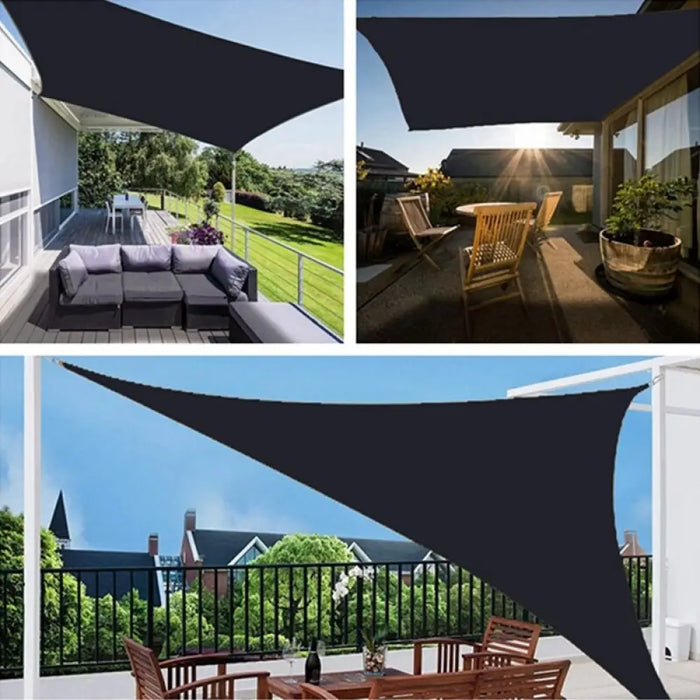 Big Size Black 300d Polyester Tarpaulin Sunshade Net Garden