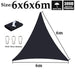 Big Size Black 300d Polyester Tarpaulin Sunshade Net Garden