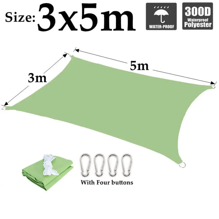 Big Size Green 300d 100% Polyester Canopy Garden Shelter