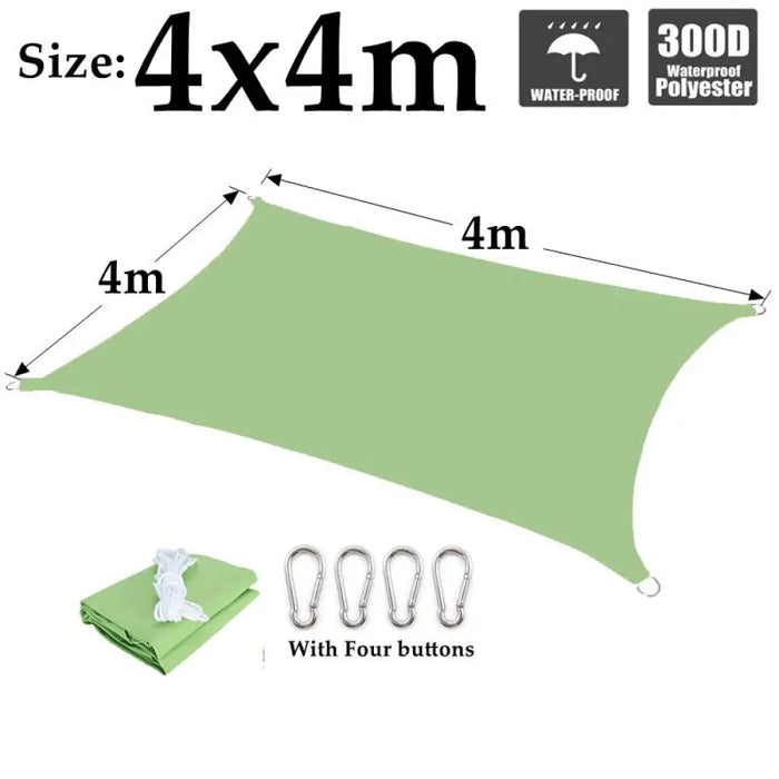 Big Size Green 300d 100% Polyester Canopy Garden Shelter