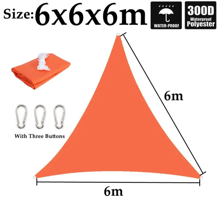 Big Size Orange 300d 100% Polyester Tarpaulin Sunshade Net