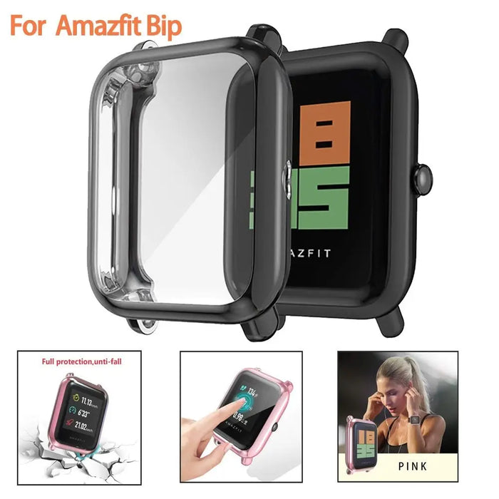 Slim Colourful Tpu Screen Protector Cover For Huami Amazfit