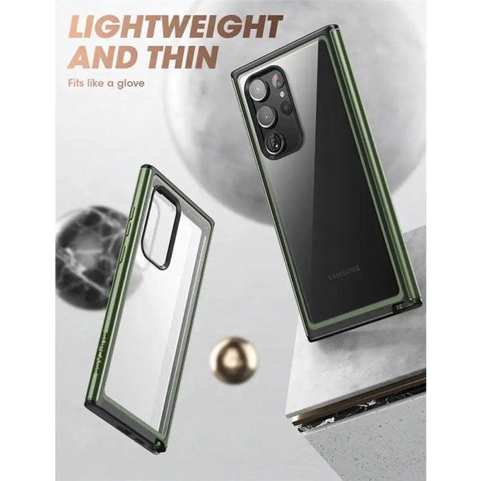 Slim Frame Clear Protective Case With Built-in Screen