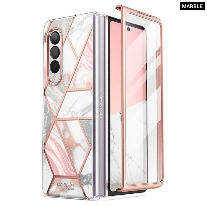 Slim Stylish Protective Bumper Case with Built-in Screen Protector For Samsung Galaxy Z Fold 3 (2021)