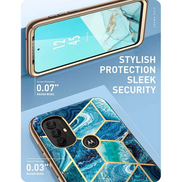 Slim Stylish Protective Case with Built-in Screen Protector For Moto G