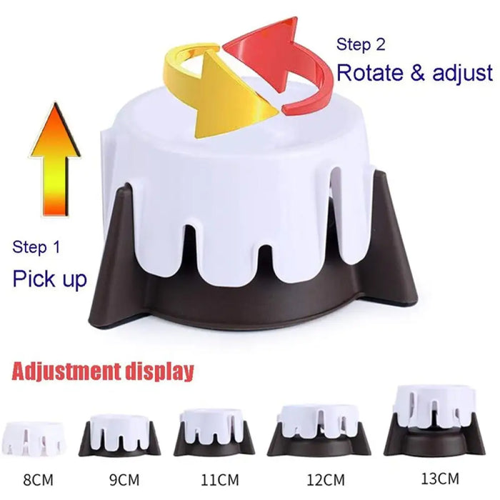 Non-slip Adjustable Height Slow Feeder Dog Bowlfor Small