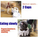 Non-slip Adjustable Height Slow Feeder Dog Bowlfor Small