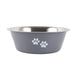 Non-slip Durable Rubber Bottom Food Water Pet Bowl