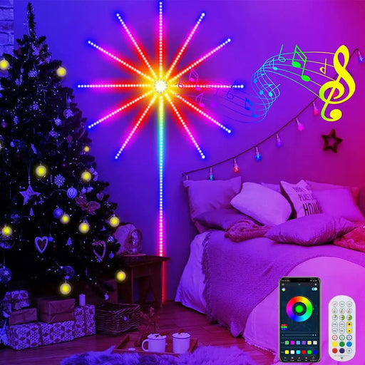 Smart Led Light Strip Diy Firework Remote Bluetooth Usb