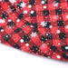 Snowflake Plaid Christmas Stylish Bib For Small Medium