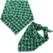 Snowflake Plaid Christmas Stylish Bib For Small Medium