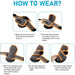 Soft Waterproof Sturdy Anti-slip Adjustable Cross Straps