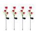 Vibe Geeks Solar Powered Tulip Flower Outdoor Garden