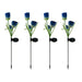 Vibe Geeks Solar Powered Tulip Flower Outdoor Garden