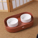 No Spill Anti Vomiting Food Water Bowls For Cat Small