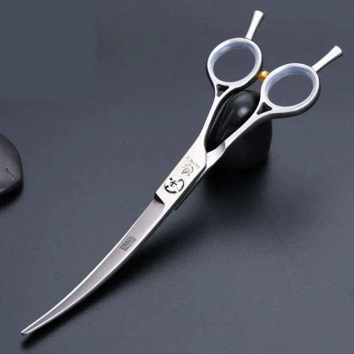 Stainless Steel 6.75 Inch Professional Curved Shears Dogs