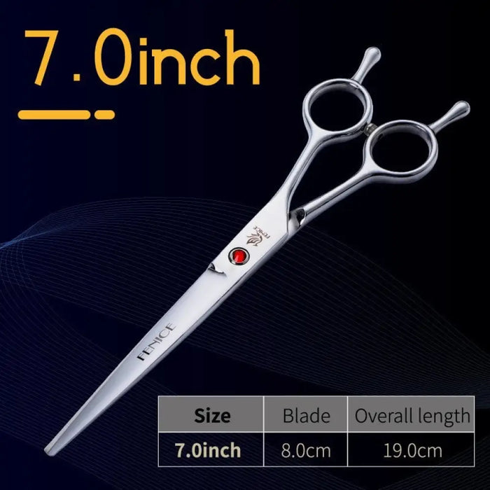 Stainless Steel 7 7.5 8 Inch Curved Scissors Pet Dog