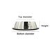 Stainless Steel Durable Pet Water Food Feeder Bowl