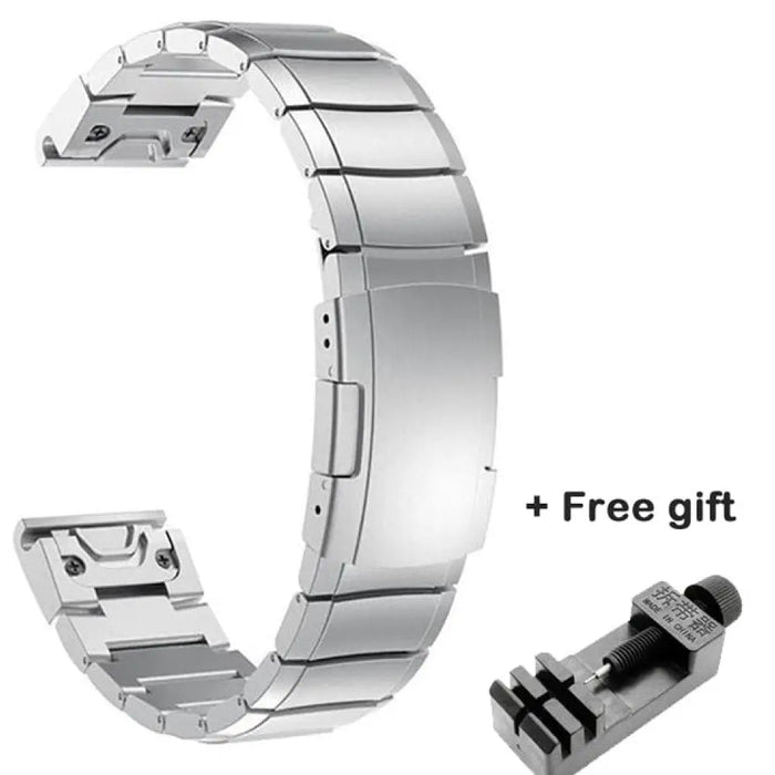 Stainless Steel Quick Release Wrist Strap For Garmin Fenix