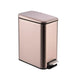 5l Stainless Steel Rectangle Step Trash Bin For Kitchen