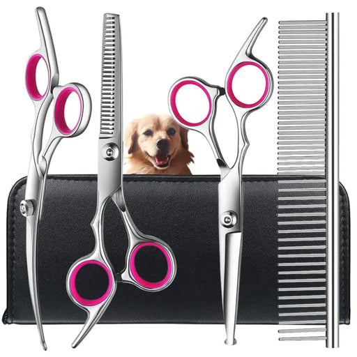 Stainless Steel Safe Round Tips Thinning Pet Grooming