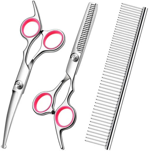 Stainless Steel Safety Dog Grooming Shears Clippers Set