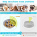 Stainless Steel Non-slip Pet Water Food Dishes Feeder Bowls