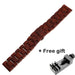 Stainless Steel Wood Replacement Watch Band For Huawei