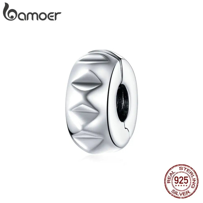 Stopper Charm 925 Sterling Silver Gear Bead Fit Brand Diy