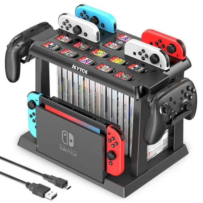 Storage Tower Charging Dock Station For Nintendo Switch Oled