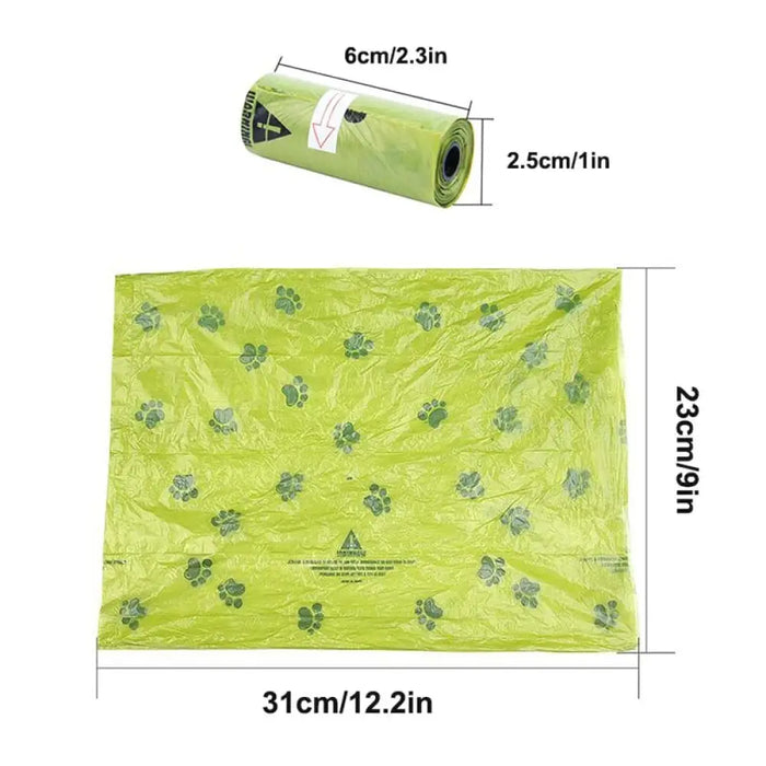 Strong Biodegradable Fragrant Leakproof Pet Waste Poop Bags