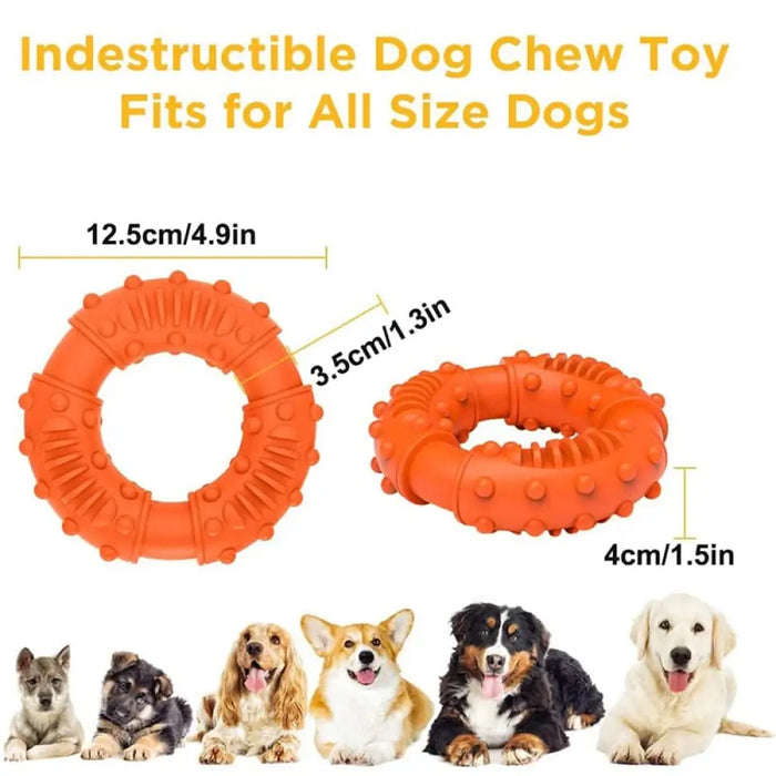 Strong Non-toxic Rubber Chew Toy For Dogs Teeth Cleaning