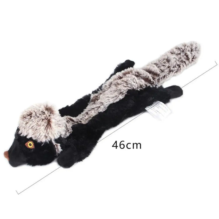 No Stuffing Plush Dog Toys Interactive Squeaky Eco-friendly