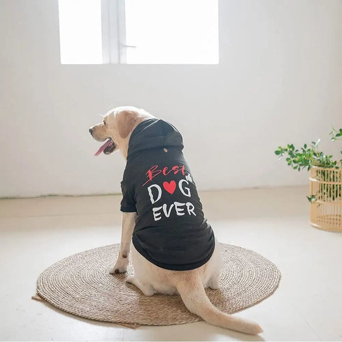 Stylish Eye-catching Soft Material Print Dog Hoodie