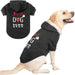 Stylish Eye-catching Soft Material Print Dog Hoodie