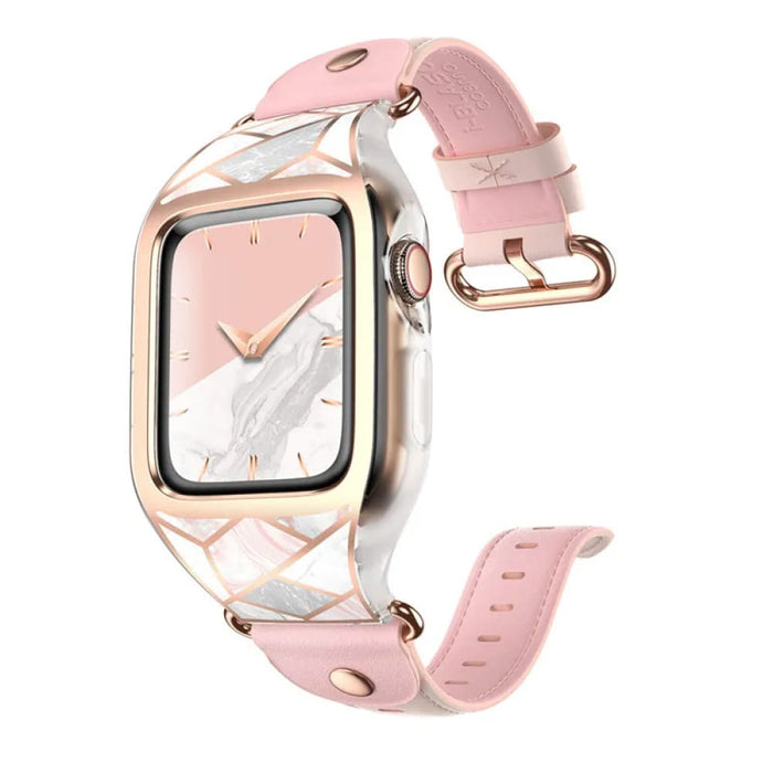 Stylish Sporty Protective Bumper Case Cover with Adjustable Strap Band For Apple Watch