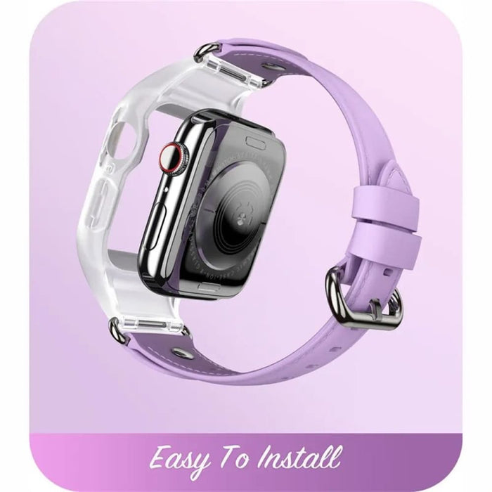 Stylish Sporty Protective Bumper Case Cover With Adjustable Strap Band For Apple Watch Series 6/SE/5/4