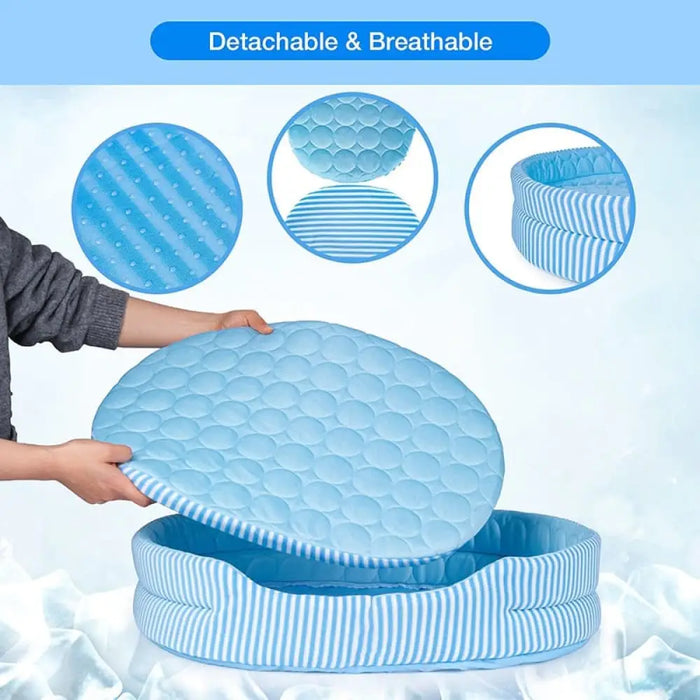 Summer Eco-friendly Detachable Washable Ice Silk Cooling