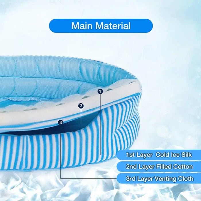 Summer Eco-friendly Detachable Washable Ice Silk Cooling