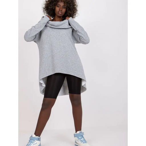Sweatshirt Oibaxx By Ex Moda For Women Grey