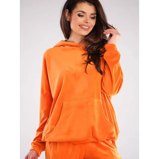 Sweatshirt Opainl By Awama For Women Orange