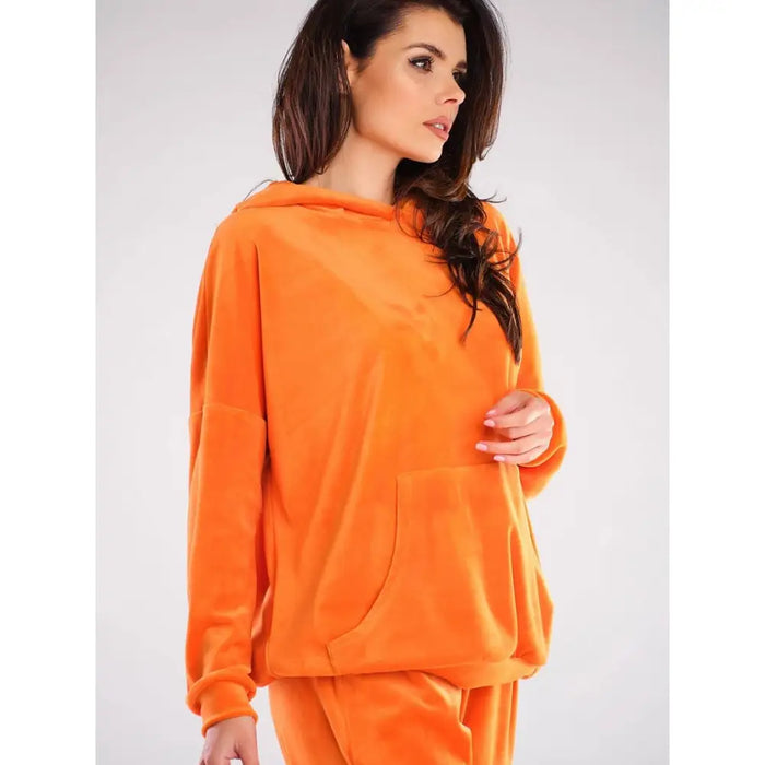 Sweatshirt Opainl By Awama For Women Orange