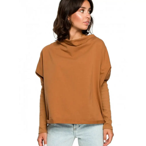 Sweatshirt Oxablo By Bewear For Women Brown
