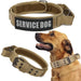 Tactical Dog Training Collar Reflective Pet And Leash