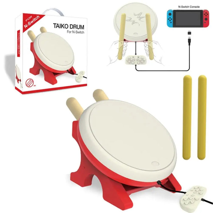 Taiko Drum For Nintendo Switch Controller Sticks No Tatsujin