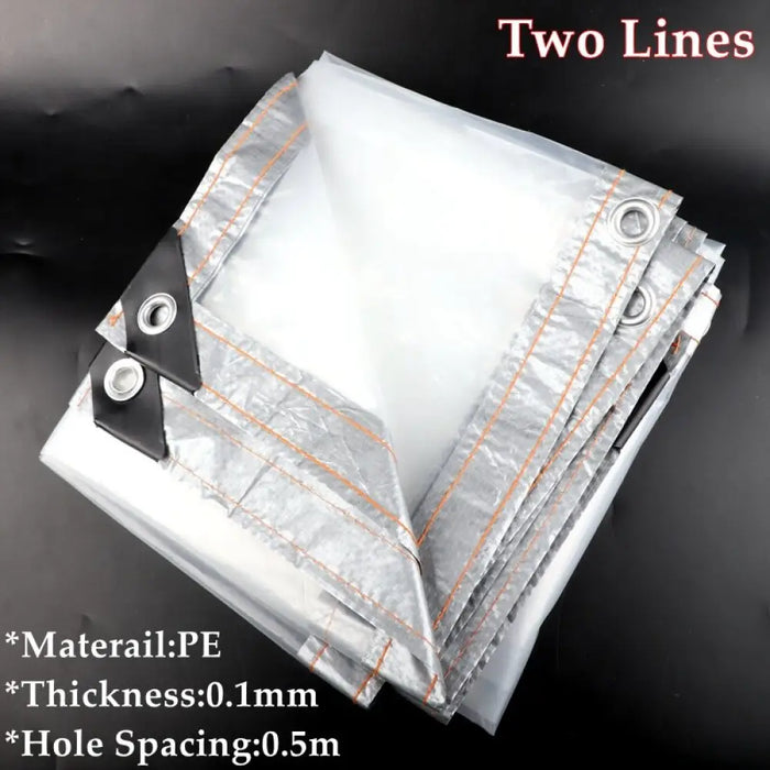 0.1mm Tarps Canvas Garden Greenhouse Waterproof Film Gazebo