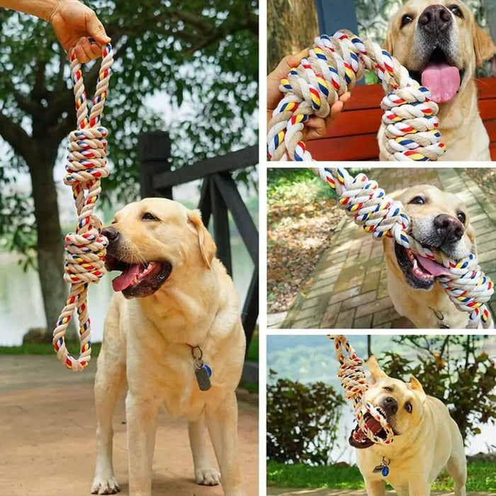 Teeth Cleaning Durable 2 Handles Rope Toys For Medium Large