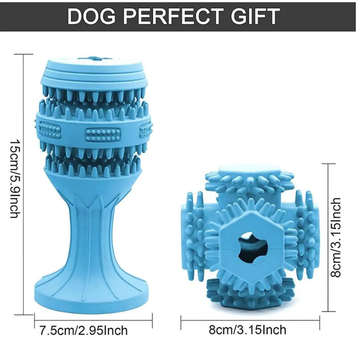 Teeth Cleaning Sturdy Milk Flavour Food Dispensing Dog Toys