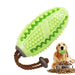 Teeth Cleaning Treat Dispensing Chew Ball Rope Dog Toy